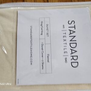 Fannel Duvet cover and 2 shams